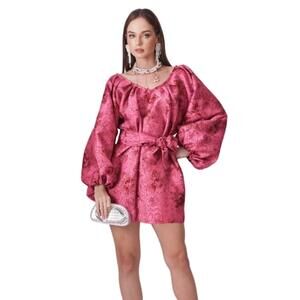 NEW TELA LUXURY MERCANTILE lady kaftan dress in pink